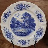 2 Sarreguemines Romantic model dessert plates