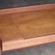 Succession LACOSTE: Scandinavian teak desk hairdresser (1960s).