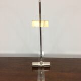 Plexiglas and brass table lamp, Italy 1980