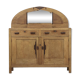 Buffet Art Déco des années 1930 avec miroir