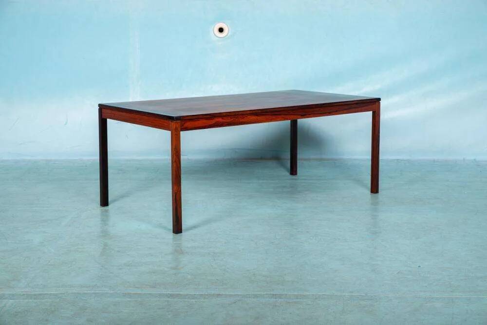 Renovated vintage Scandinavian coffee table, mid-century modern table.