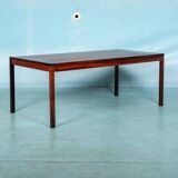 Renovated vintage Scandinavian coffee table, mid-century modern table.