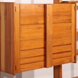French Brutalist Modular Wall System – Industrial Elegance, ca. 1950