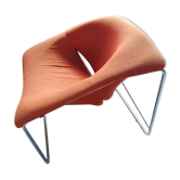 Armchair model cubik by Olivier Mourgue for Airborne 1968 A beautiful set of two "bauhaus" side tables based on a model by Marcel Breuer, made by Tecta in Germany.
