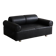 Marzio Cecchi sofa daybed in buffalo leather, Italy 1970s