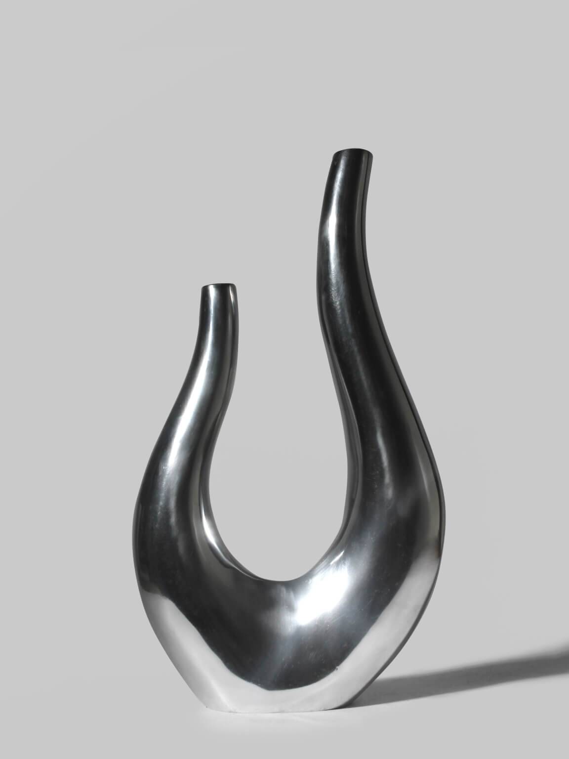 Contemporary Sculptural Aluminium Vessel, Large