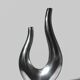 Contemporary Sculptural Aluminium Vessel, Large