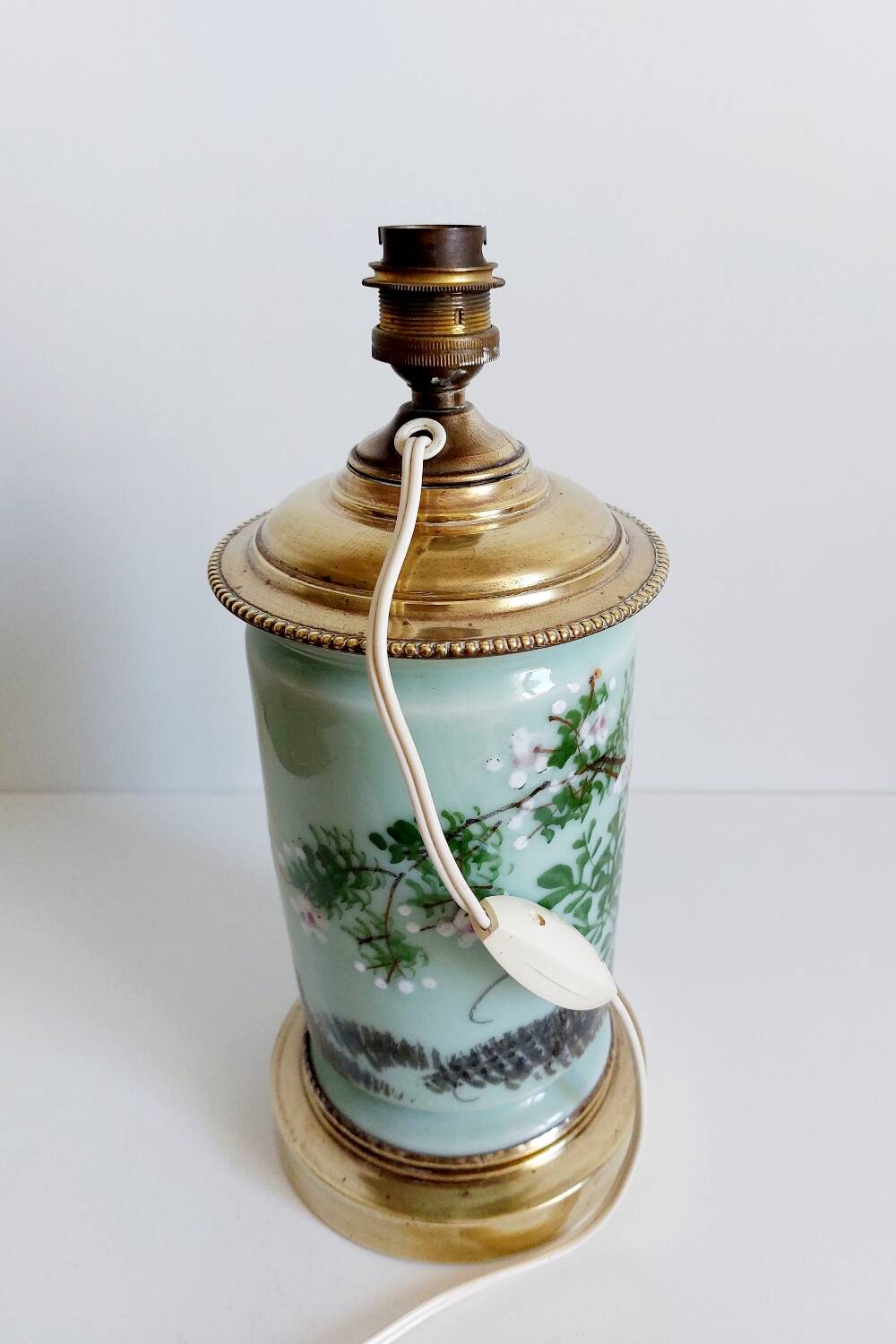 Vintage porcelain lamp