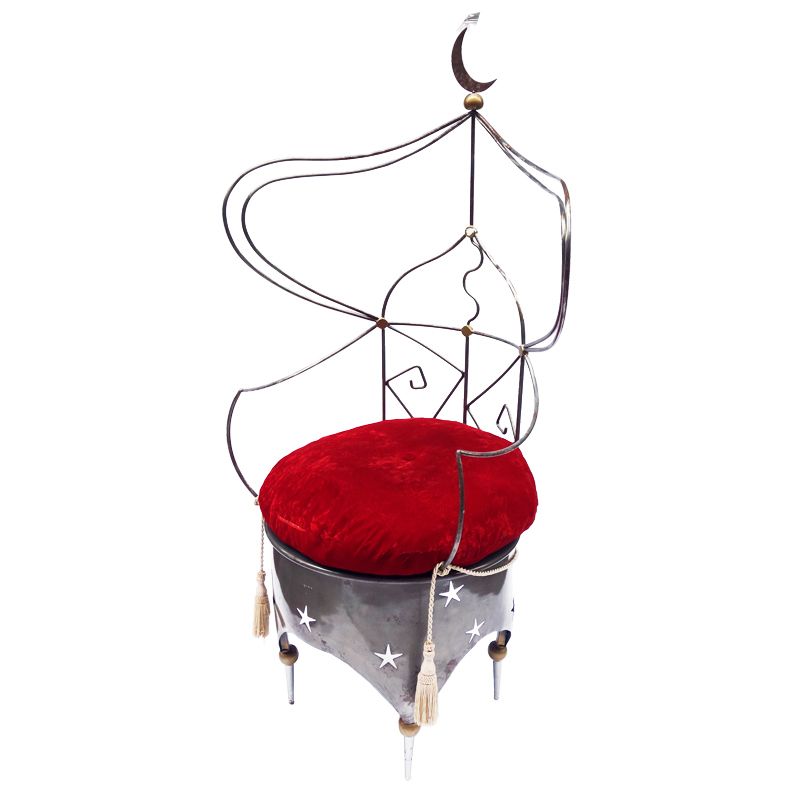 Armchair throne called Roxanne Princess of the Djinns by Sylvie Corrette