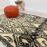 Handmade Moroccan Berber carpet 244 x 146 CM