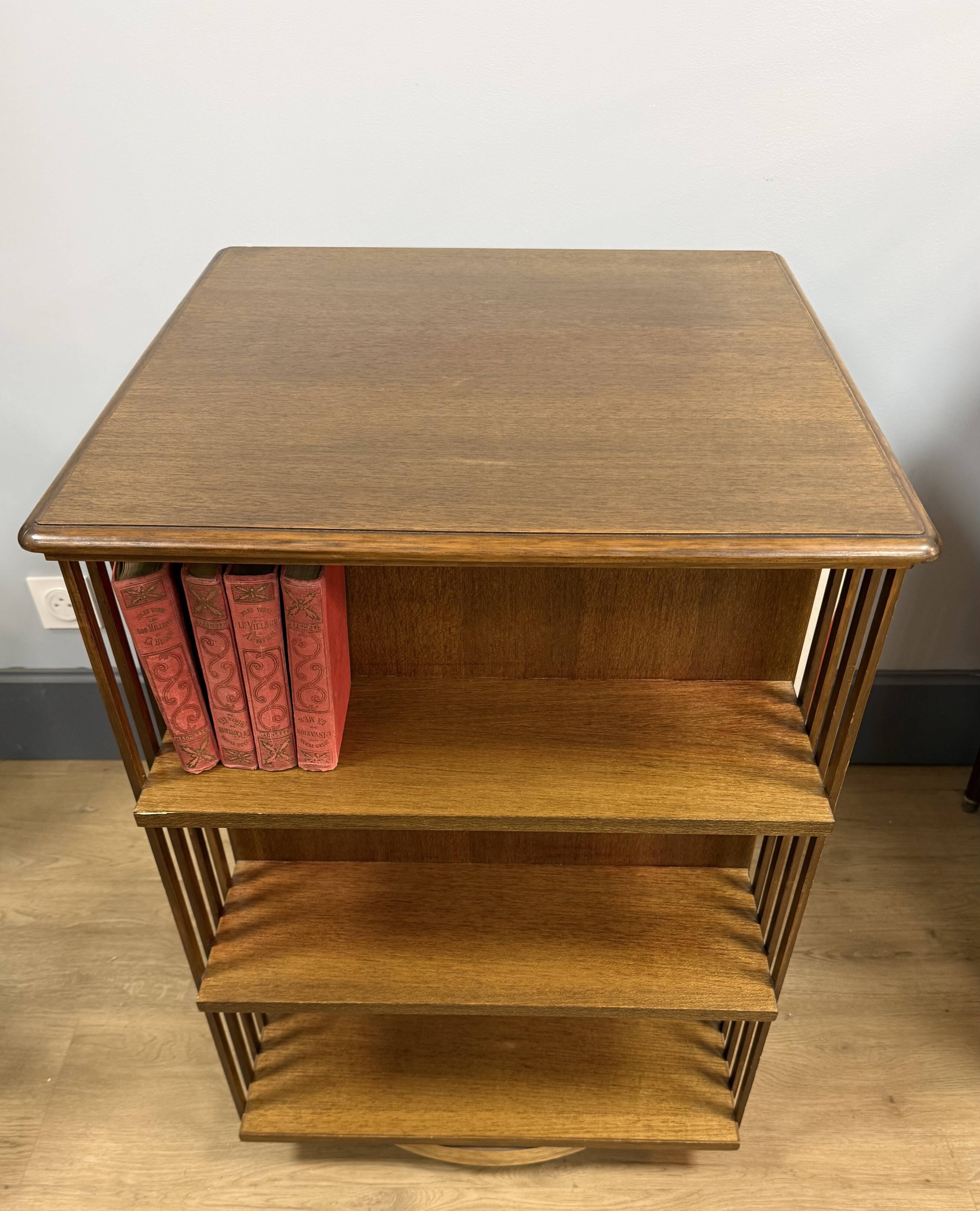 Bibliothèque tournante des années 70