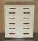 Ralph Lauren Modern Hollywood leather and wood chest of drawers