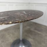 Tulip table 1970 in marble