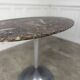 Tulip table 1970 in marble