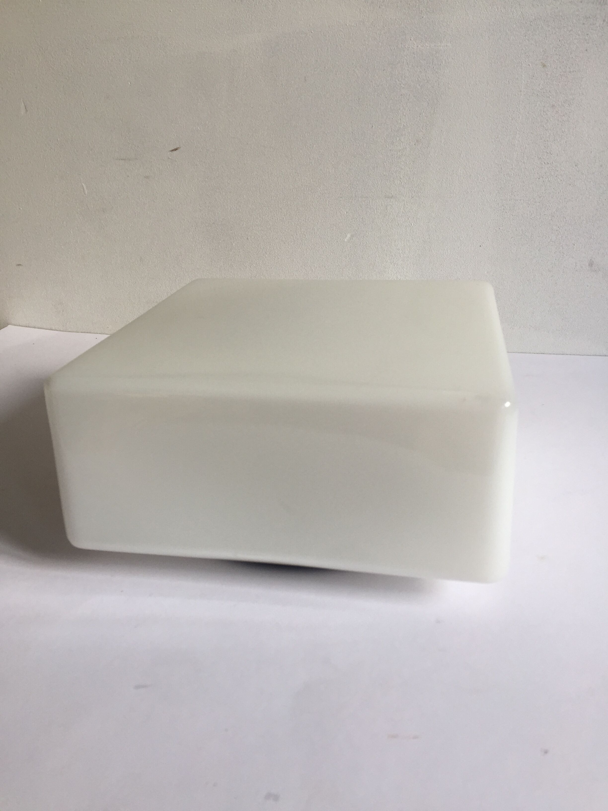 Square opaline ceiling