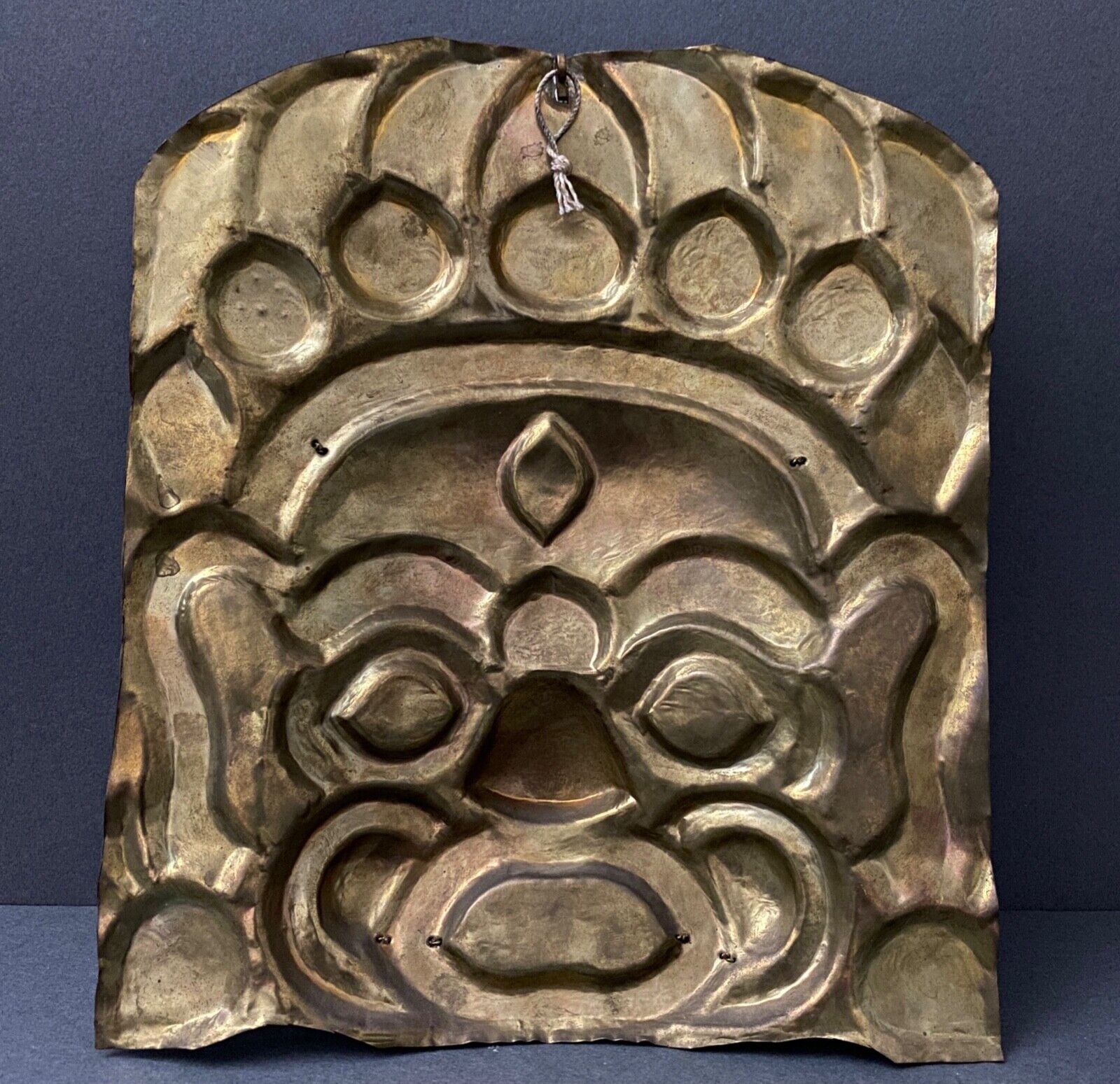 Ritual mask tibetan tibet demon protector mahakala stones
