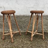 Pair vintage stools