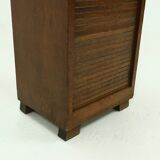 Meuble à porte tambour Art Déco de l'école d'Amsterdam 1920