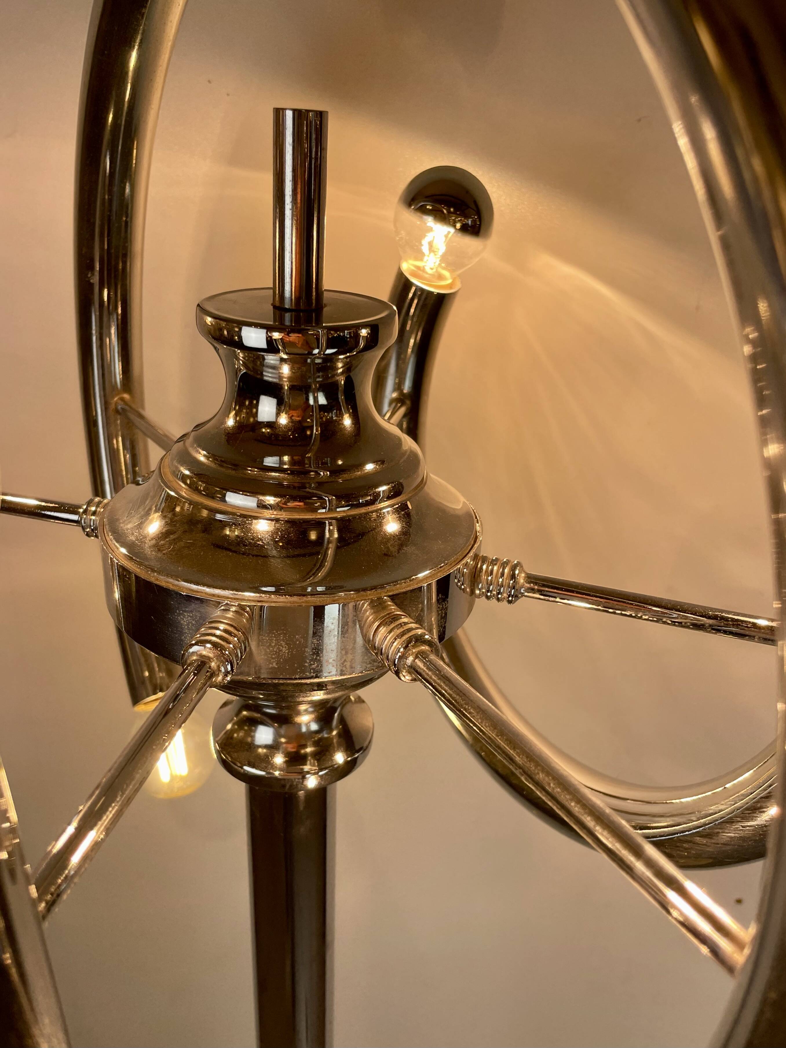 Space-Age Floor Lamp att. to Gaetano Sciolari, Italy, 1970s