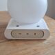Applique en opaline et bois