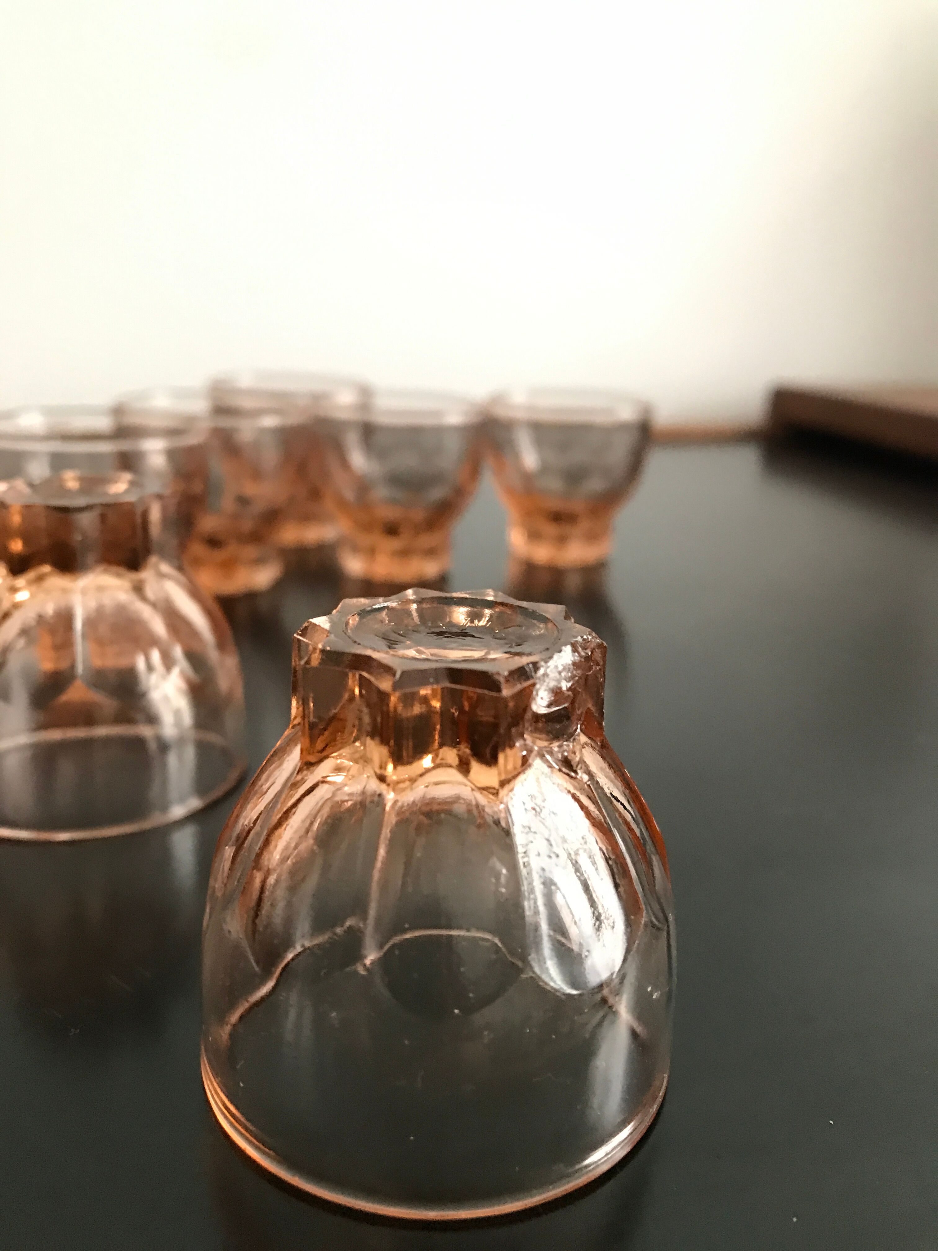 Rosaline vintage liquor service made in France 1950's