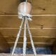 Art Deco glass press basin suspension signed Degue