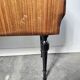 80s Italian Nightstand with Glass top