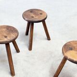 Set of three French stools