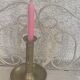 Old copper cellar rat candle holder