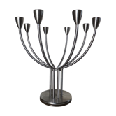 Modernist Scandinavian candlestick years 70 steel