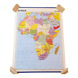 School wall poster Africa physical/political 140 cm x 97 cm brand soral