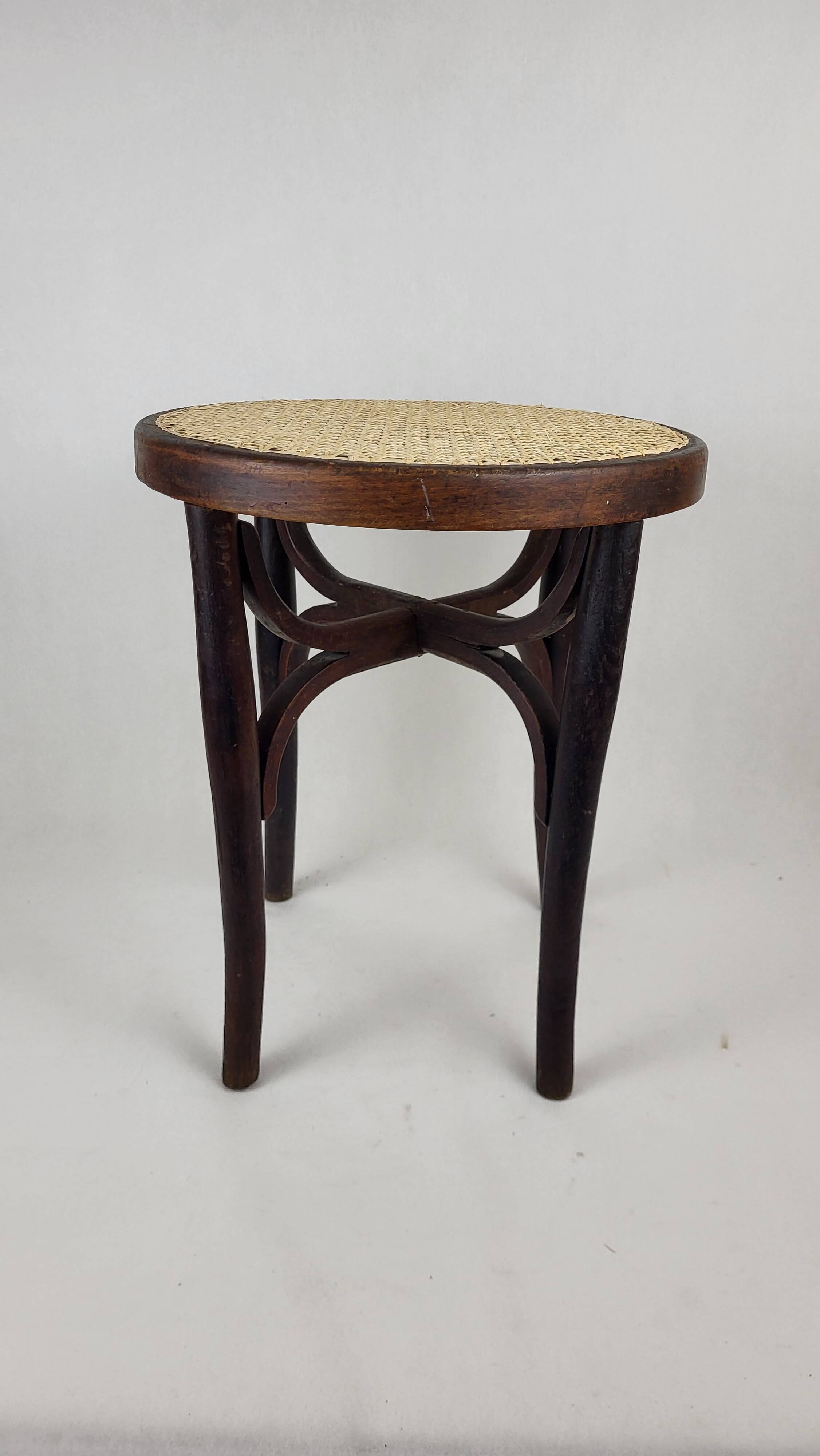 Bentwood stool L. & H. Cambier Frères