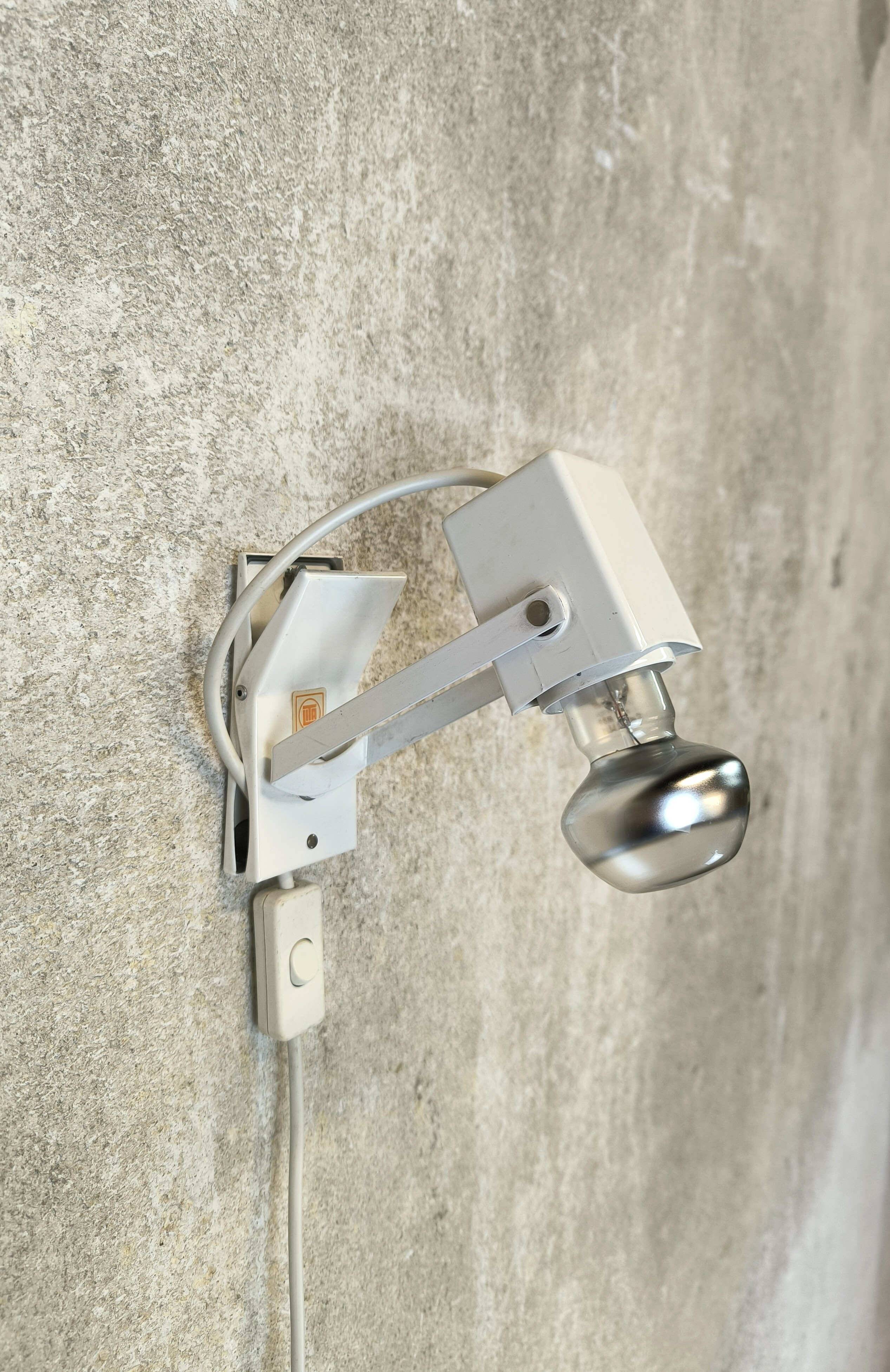 LITA vintage white clip-on spotlight