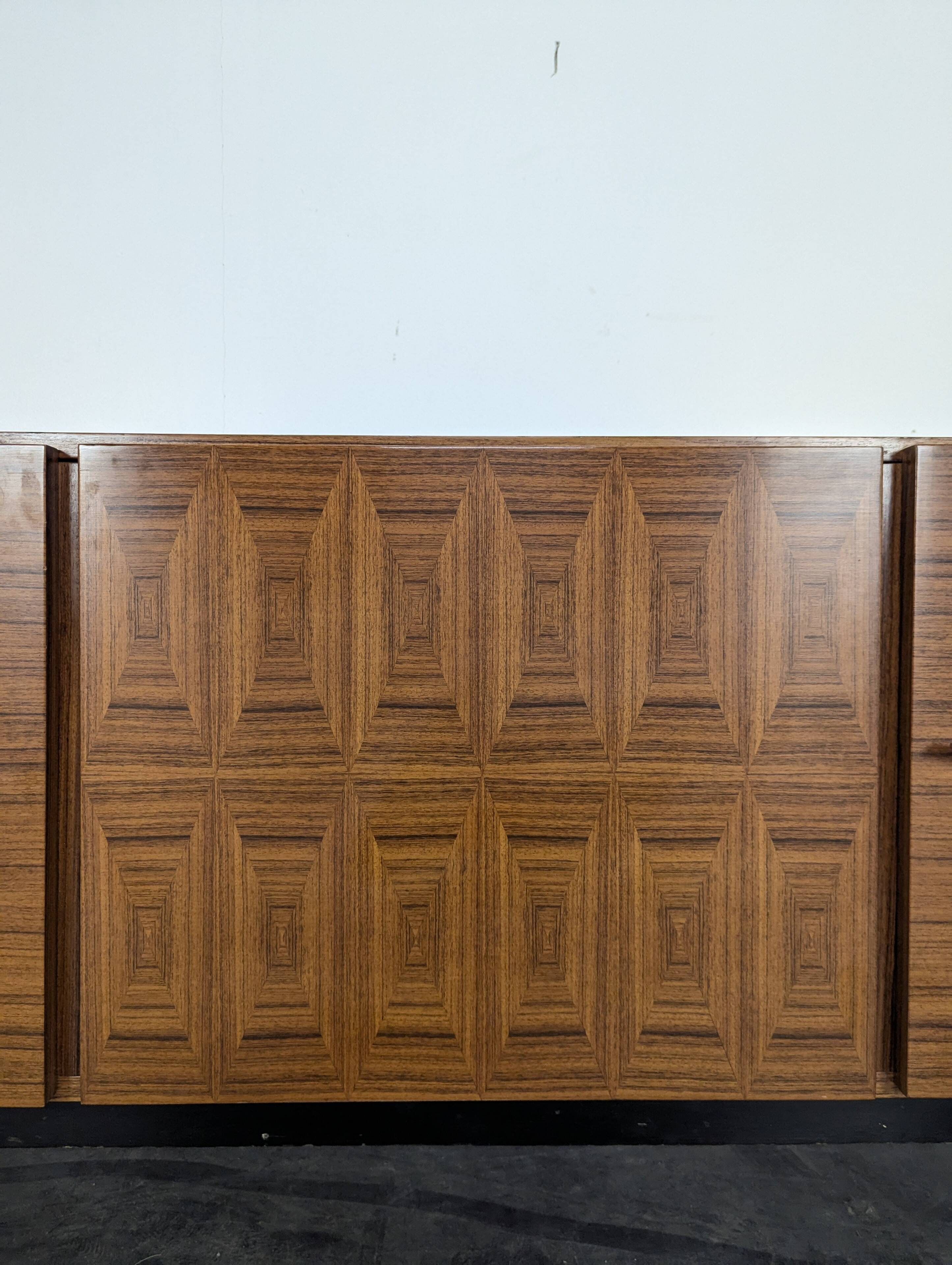 1950s rosewood sideboard produced by Musterring International
