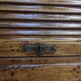 Antique Tambour Cabinet | Rolling Shutter Cupboard | Classic Filing Cabinet