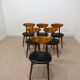 6 Fontania chairs attributed to Baumann – 1960s