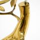 70s coffee table, model Bonsai by Willy Daro, made of brass and fire-gilded