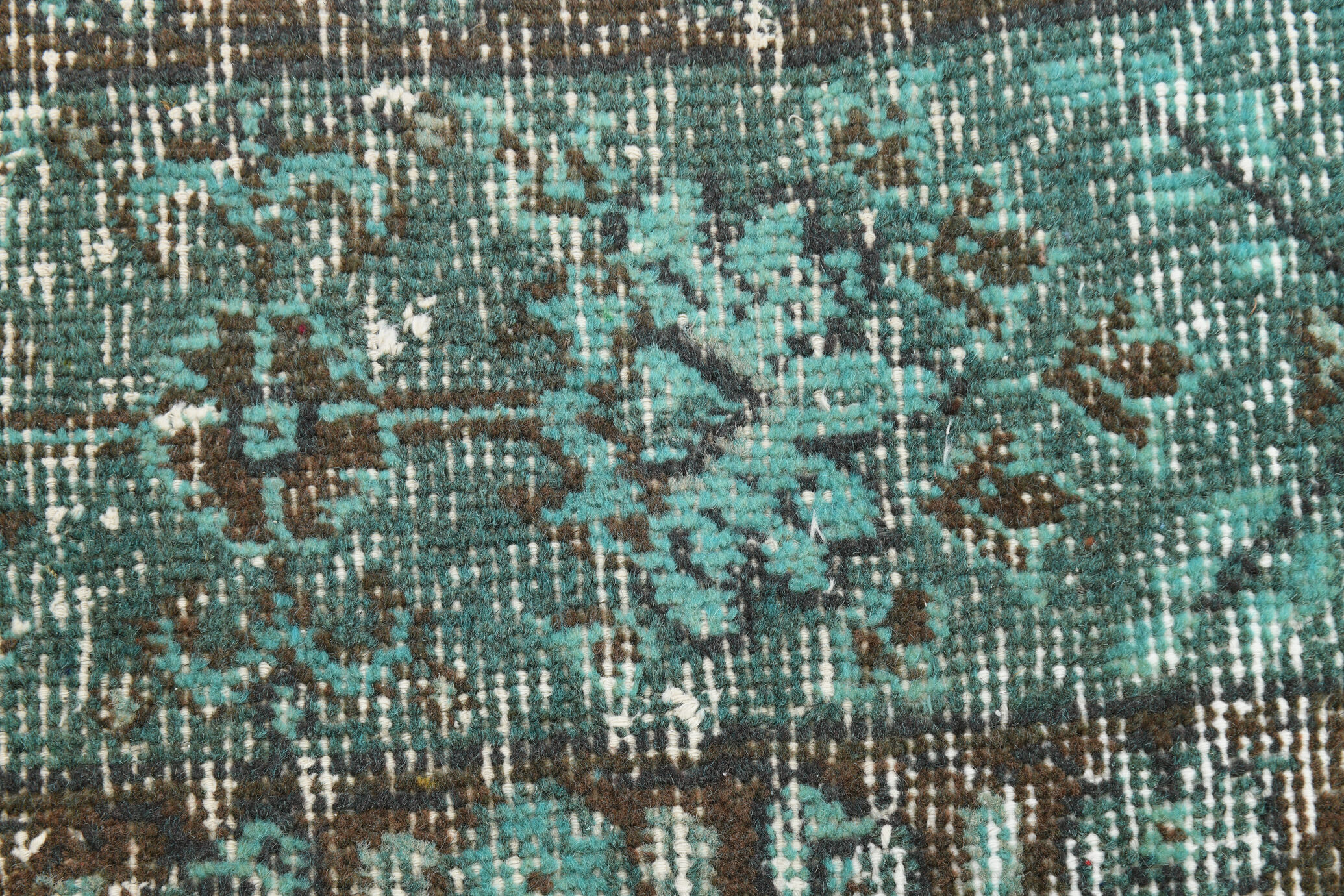 5x7 Handknotted Wool Floral Vintage Tapis Rugs 227x145Cm