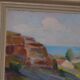 Original Swedish oil on panel – “Coastal Landscape” by Carl Deelsbo (1908–1982) – vintage & framed – 45.5 × 53.5 cm