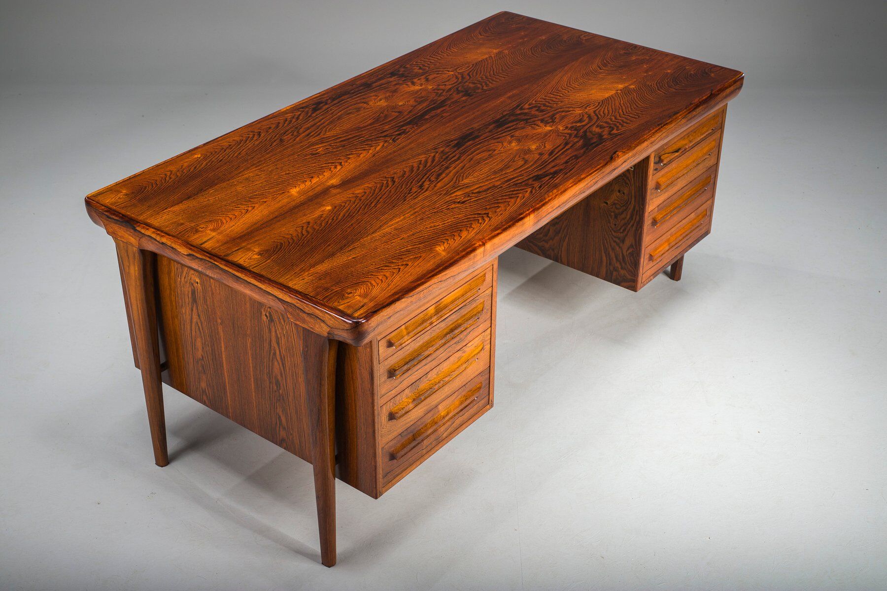 Danish modern executive desk by Ib Kofod Larsen for Faarup Møbelfabrik, 1960