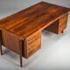 Danish modern executive desk by Ib Kofod Larsen for Faarup Møbelfabrik, 1960