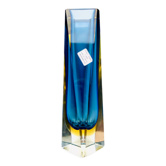 Vase Sommerso Murano design Luigi Mandruzzato, 60s