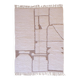Tapis Blanc Contemporain - 300 x 206 cm