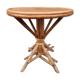Vintage 70s rattan coffee table in rattan