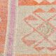 3x10 Turkish Pink & Orange Vintage Runner Rug, 91x316Cm