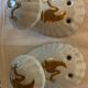Set of 3 vintage Paris porcelain hooks