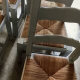 Set of 8 country style chairs