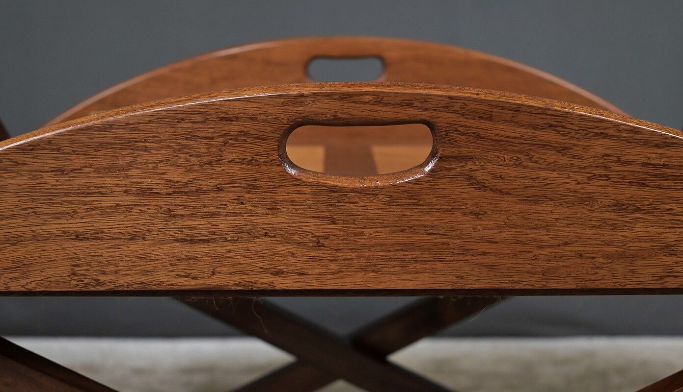 Table de majordome pliante en acajou – 1940