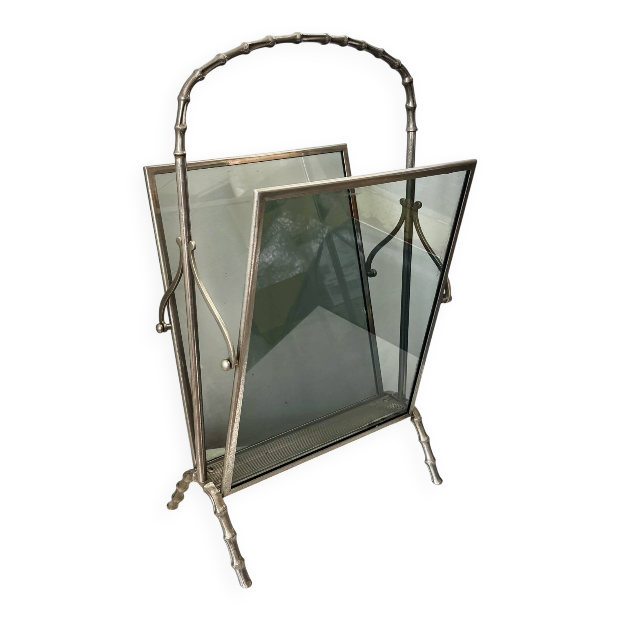 Porte revues en verre Maison Baguès