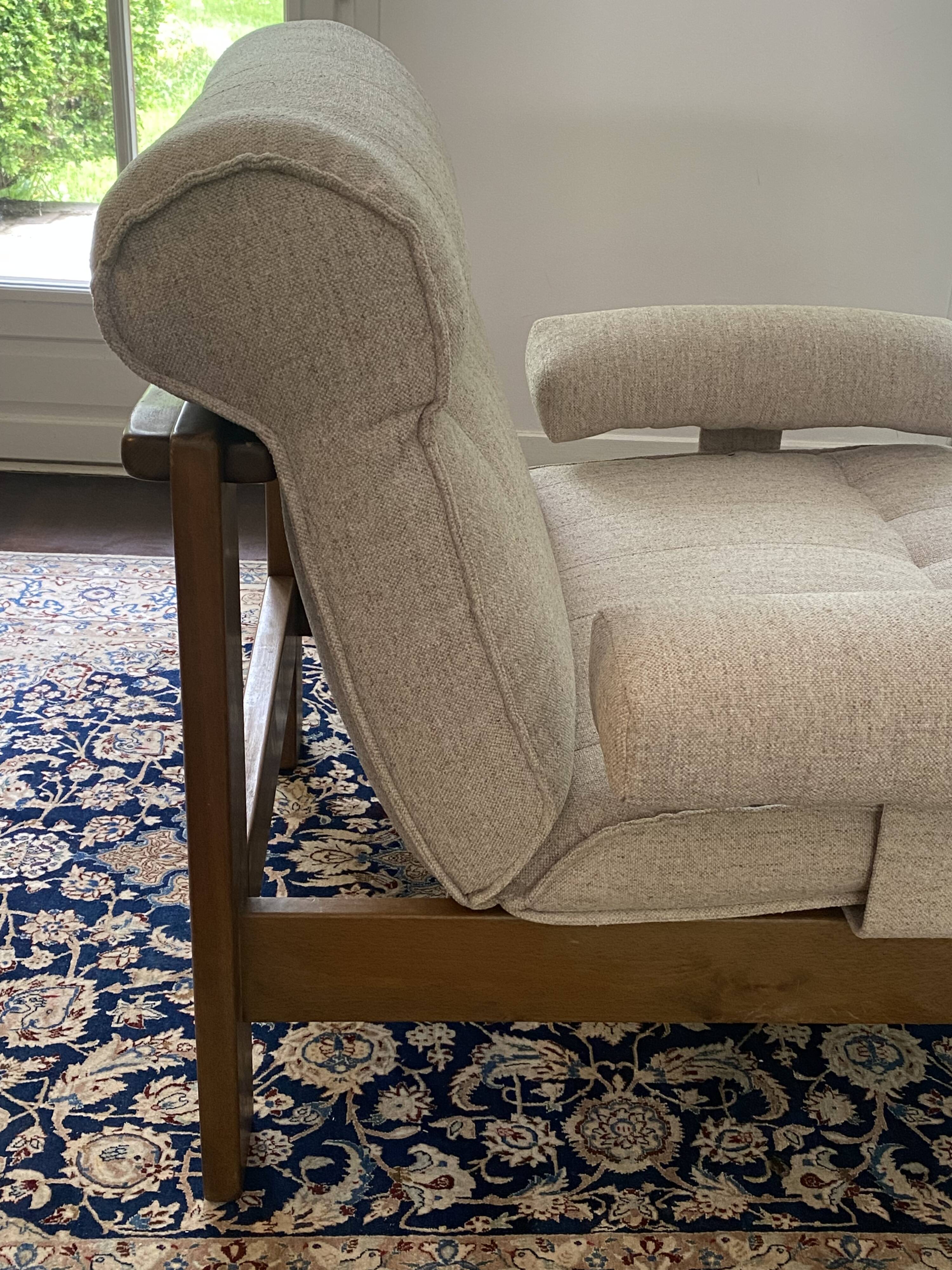 Armchair and footrest Rolf Benz, Germany, 1980s